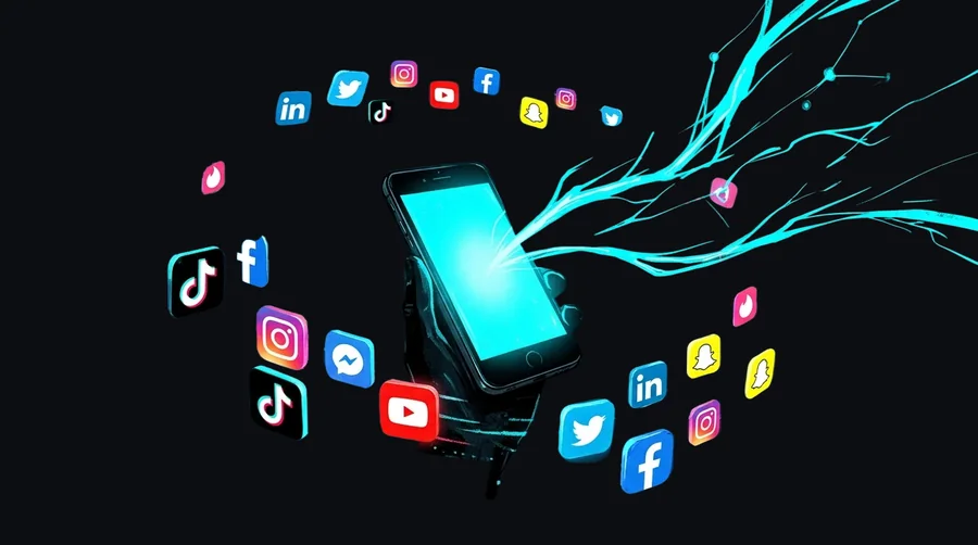 Смартфон с несколькими соцсетями